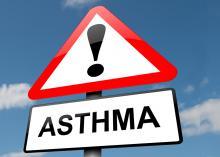 Stock pic with the text Asthma