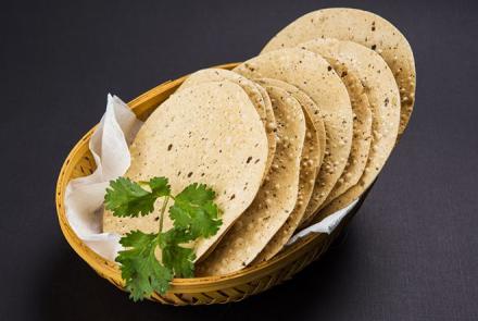 Image of Papads or Popaddams to show an unhealthy snack