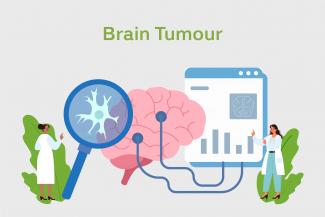 Graphic image depicting Brain tumors 