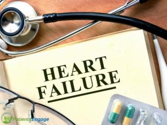 Stock pic that says heart failure and shows a stethoscope and some meds 