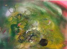 Dhruv Balachander's art in shades of green