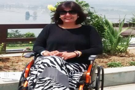 Spinal Tumour patient Deepa Malik first ever paraplegic Indian biker, swimmer, car rallyist, entrepreneur on a wheelchair