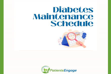 Diabetes Maintenance Schedule