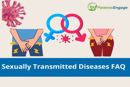 Graphic images depicting bactaeria and signs of sexually transmitted disease in men and women