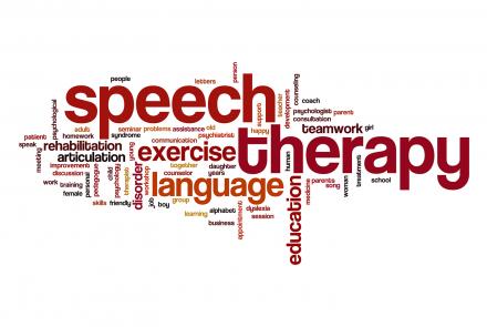 Stroke Speech Therapy Rehabilitation Word Cloud