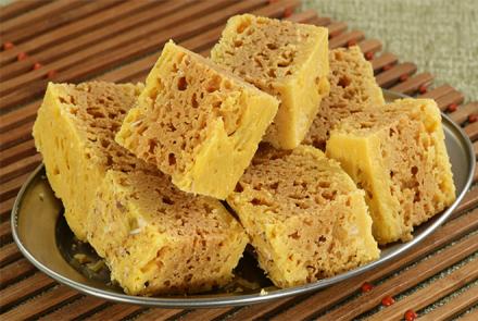 Picture of indian sweet mysore pak in an article on sugar cravings